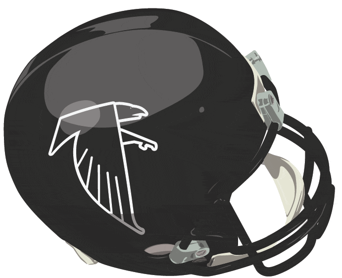 Atlanta Falcons 1990-2002 Helmet fabric transfer
